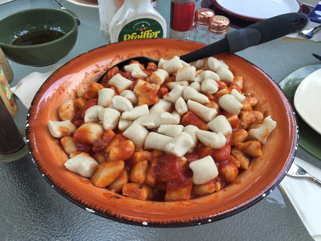 Gnocchi (potato dumpling pasta) BeachPIne